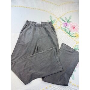 Talentless‎ Women's Gray Wide Leg Lounge Pants Elastic Waist Casual Comfy Medium